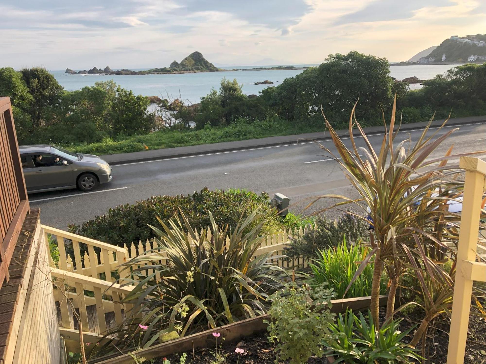 Seafront Haven In Island Bay With Deck, Outdoor Bath, And Parking Lägenhet Wellington Exteriör bild